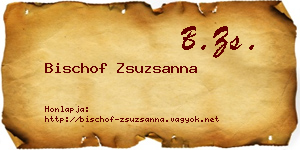 Bischof Zsuzsanna névjegykártya